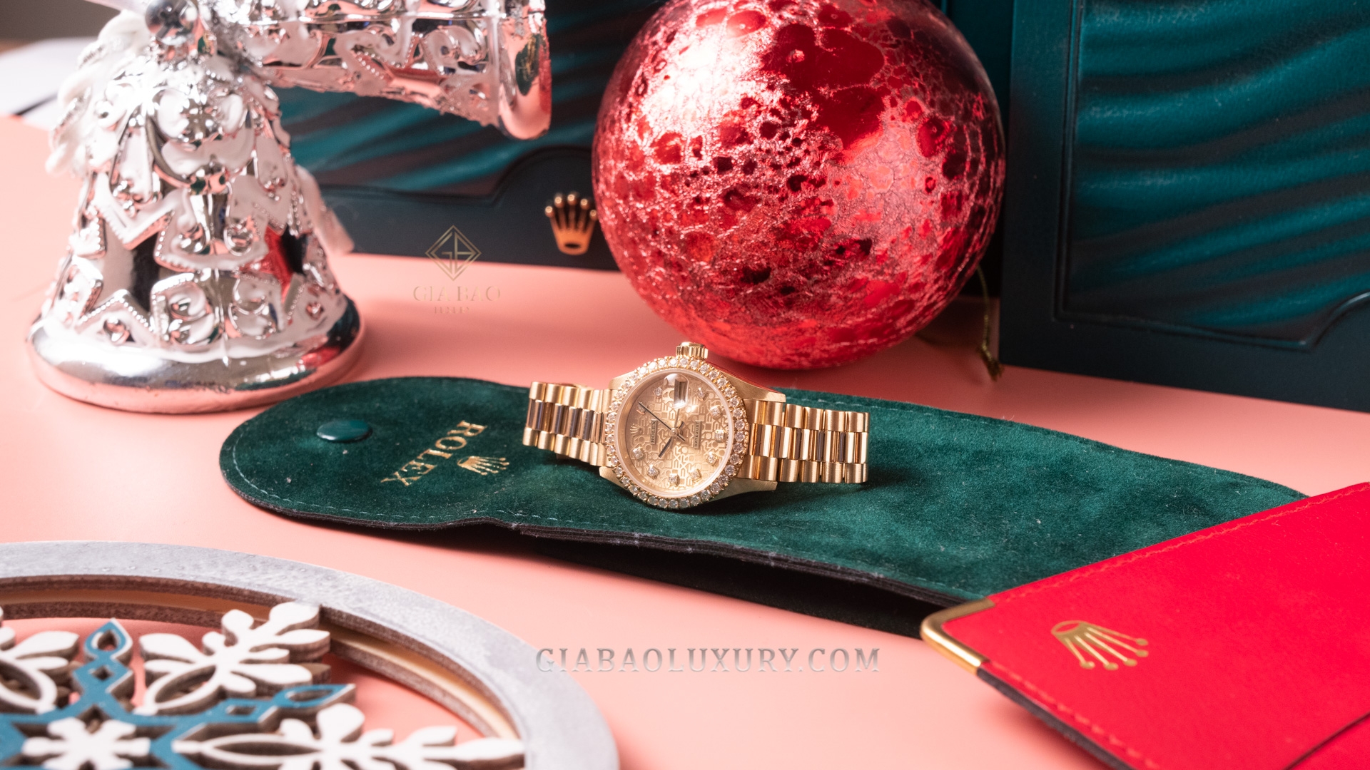 Đồng hồ Rolex Oyster Perpetual Datejust 69178 Mặt số vi tính vàng Champagne