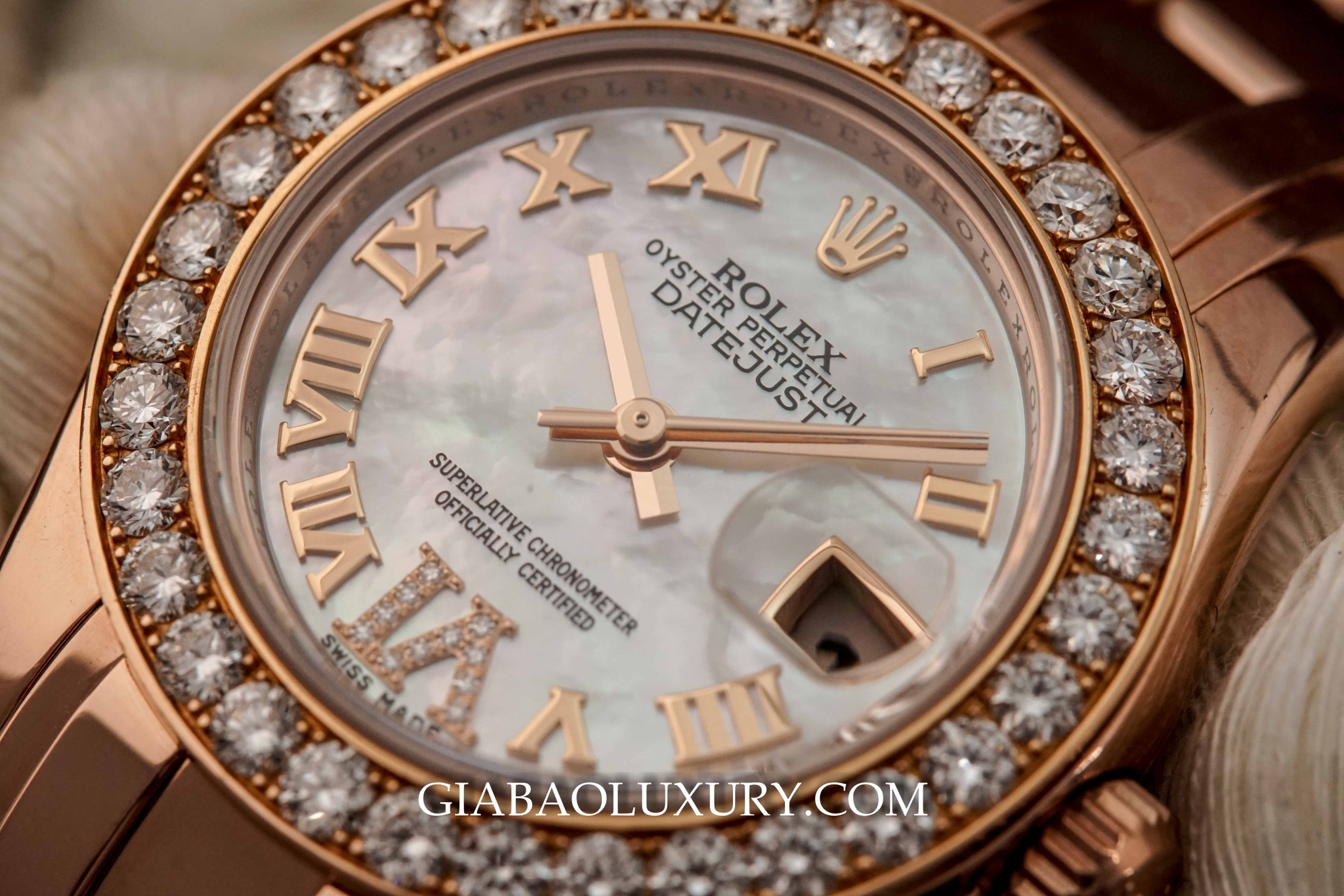 Đồng Hồ Rolex Datejust Lady Pearlmaster 29 mm Everose Gold 80315