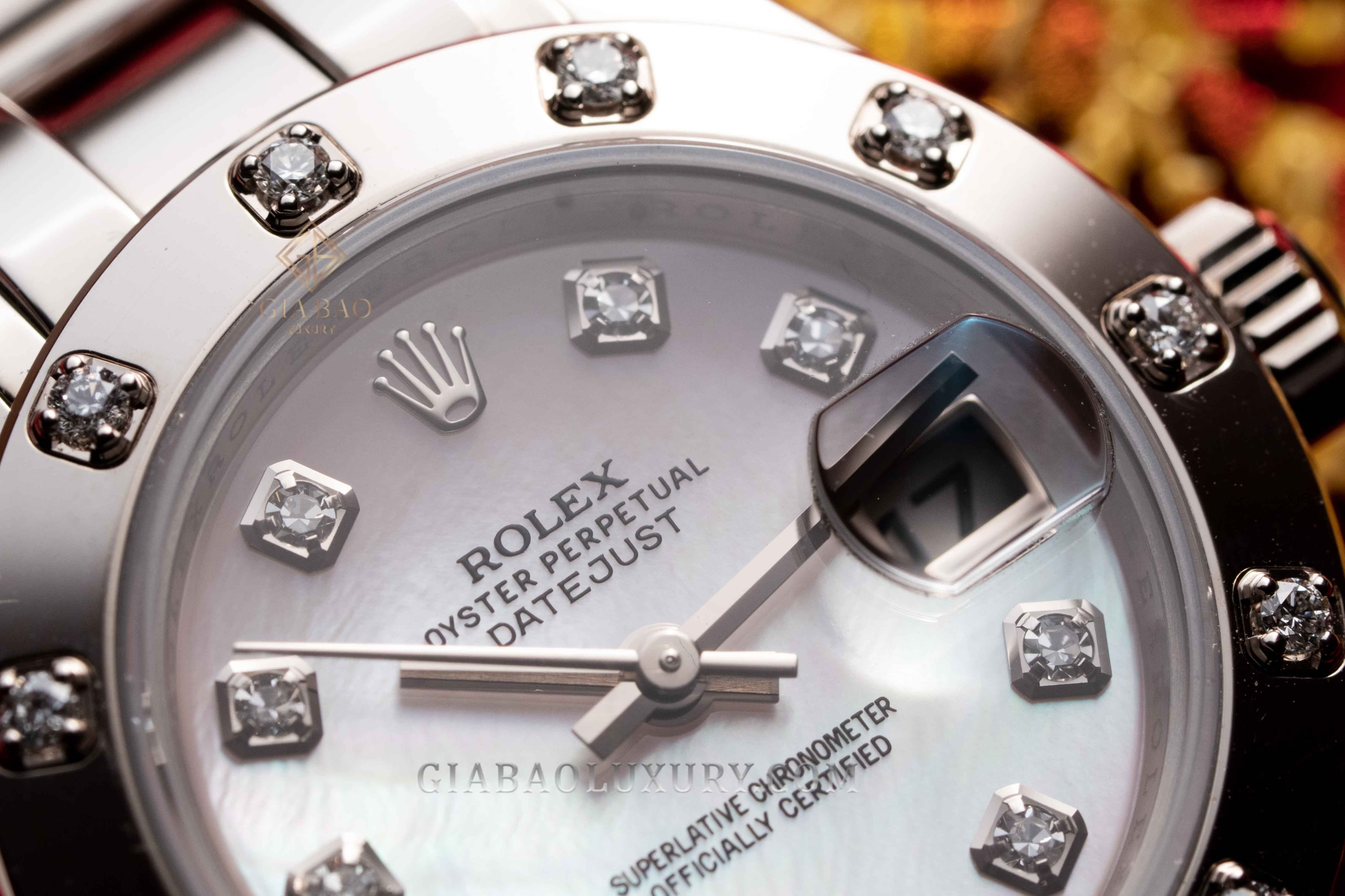 Đồng Hồ Rolex Pearlmaster 29 80319 Mặt Số Vỏ Trai Trắng