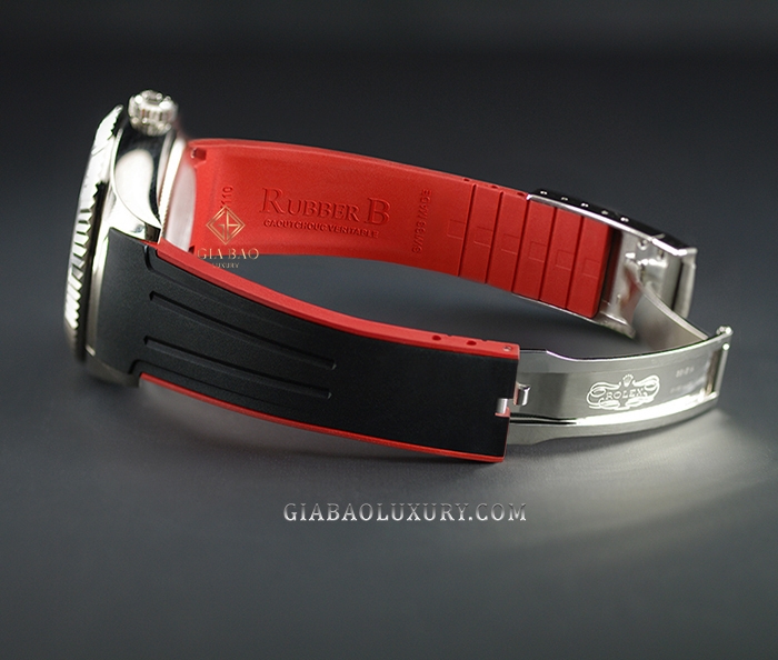 Dây cao su Rubber B dành cho đồng hồ Rolex Sky-Dweller vỏ YG WG RG dây da - VulChromatic®