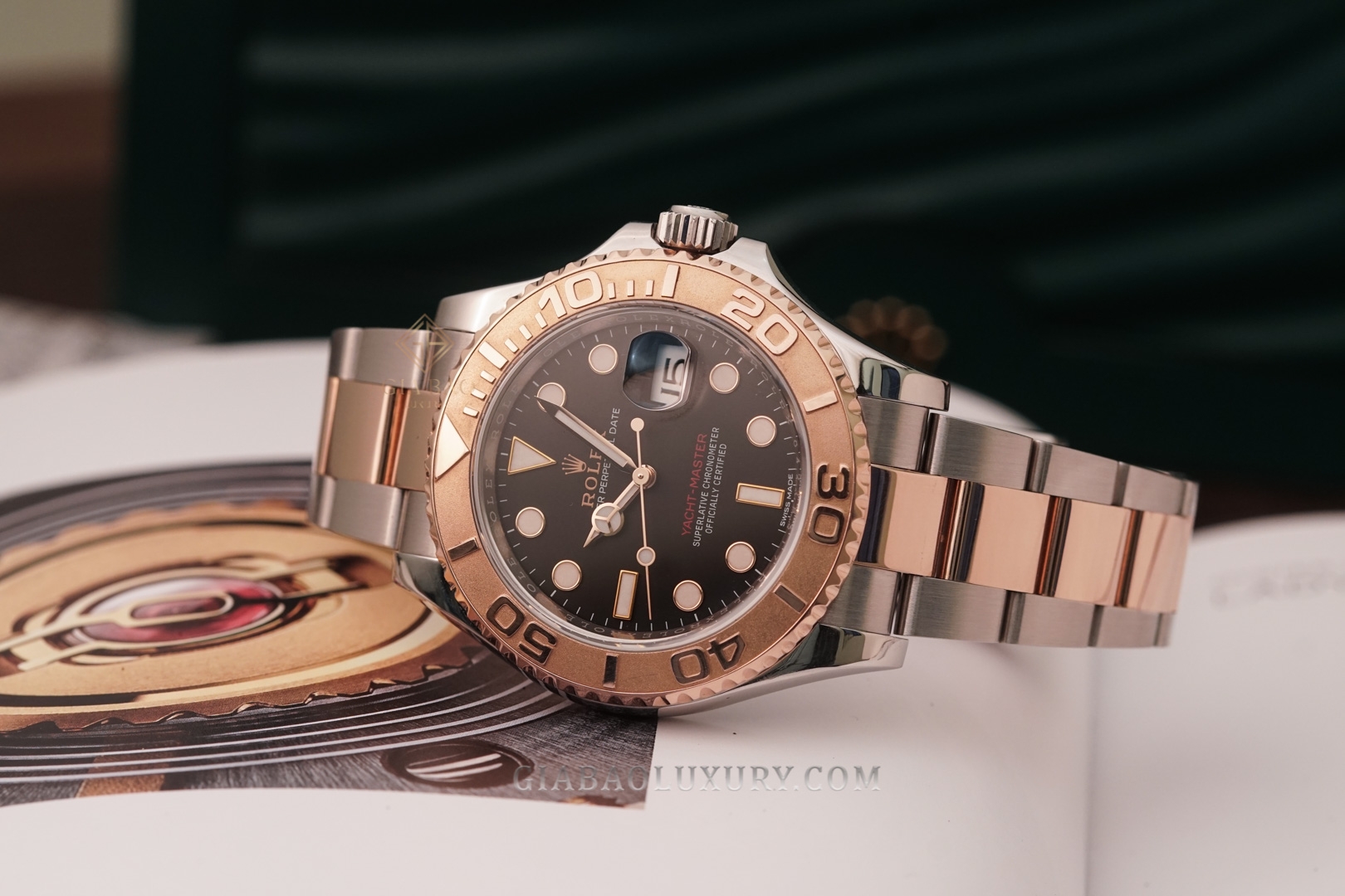 Đồng Hồ Rolex Yacht-Master 116621 Mặt Số Đen