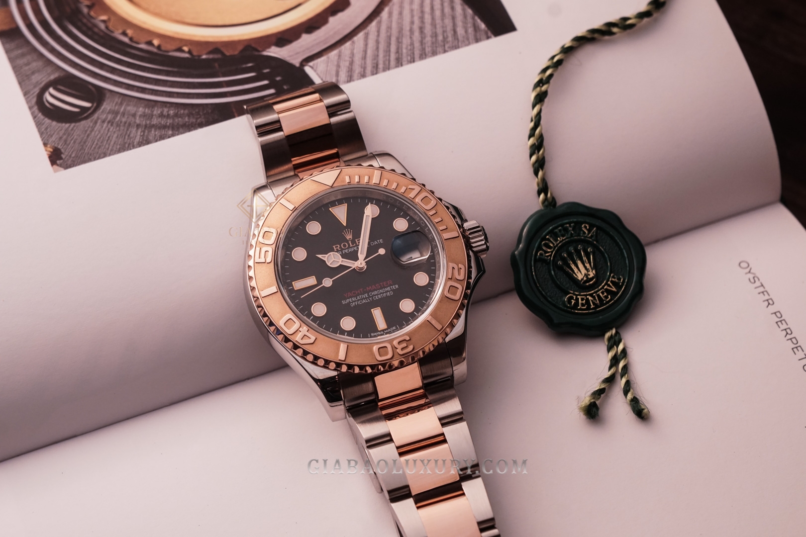 Đồng Hồ Rolex Yacht-Master 116621 Mặt Số Đen