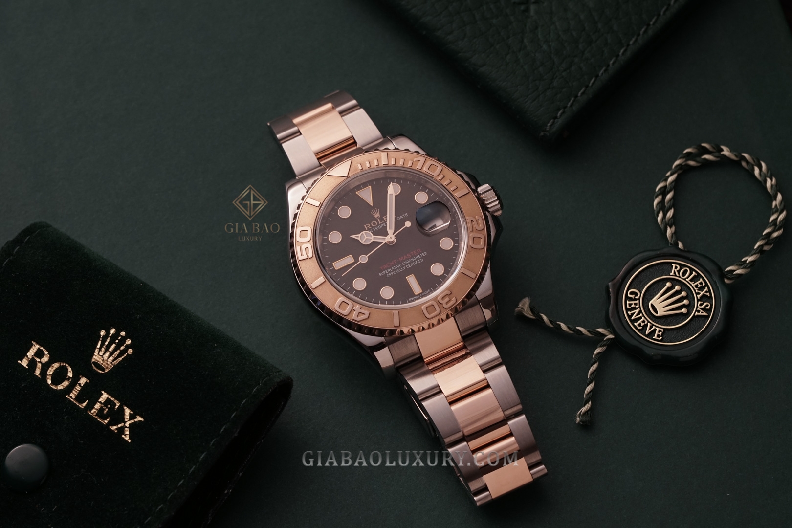 Đồng Hồ Rolex Yacht-Master 116621 Mặt Số Đen