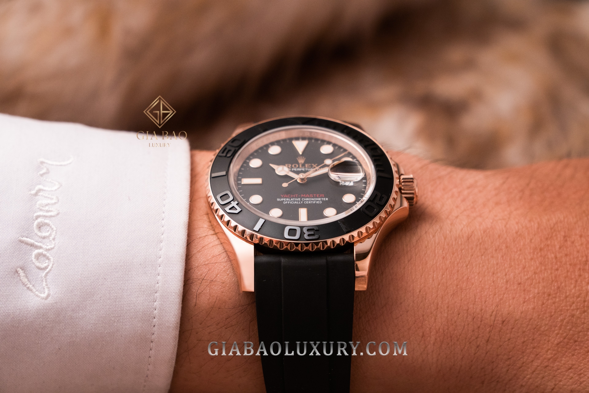 Đồng Hồ Rolex Yacht-Master 116655 Mặt Số Đen