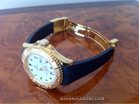 Dây cao su Rubber B dành cho đồng hồ Rolex Yachtmaster 40mm (20mm Lug Space) - Classic Series
