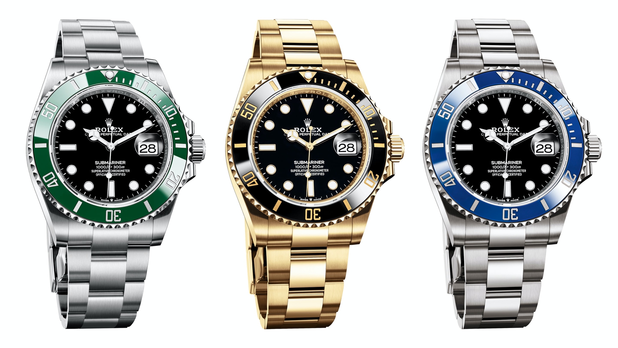 Sự khác biệt giữa đồng hồ Rolex Submariner 40mm và Rolex Submariner 41mm