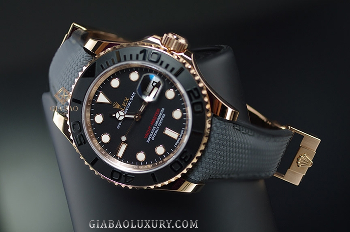 Dây cao su Rubber B dành cho đồng hồ Rolex Yachtmaster 40mm dây Oysterflex - SwimSkin® Ballistic