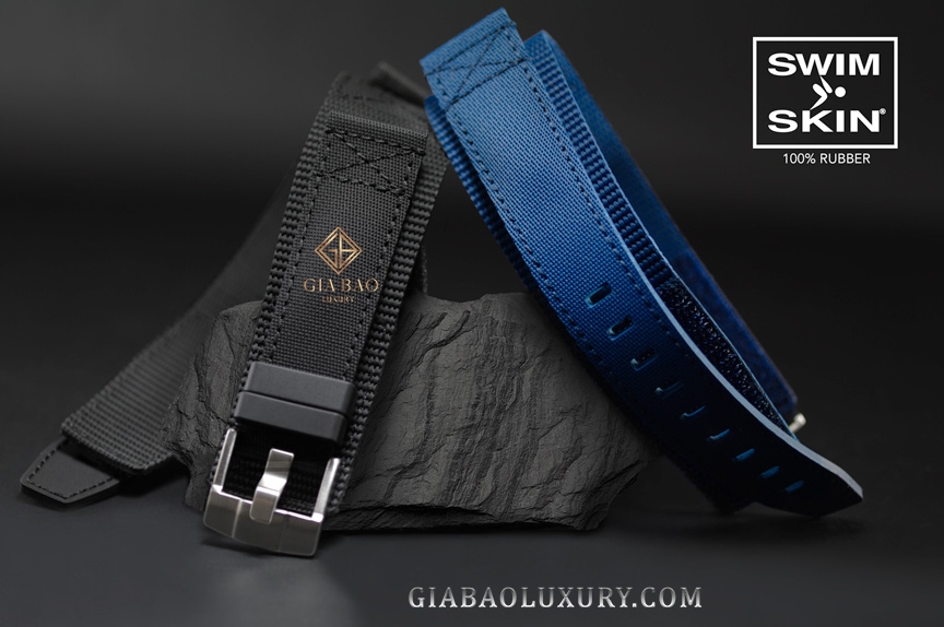 Dây cao su Rubber B dành cho đồng hồ Rolex Explorer II 40mm Ref. 16570 Combat Strap 20mm - CUFF Series