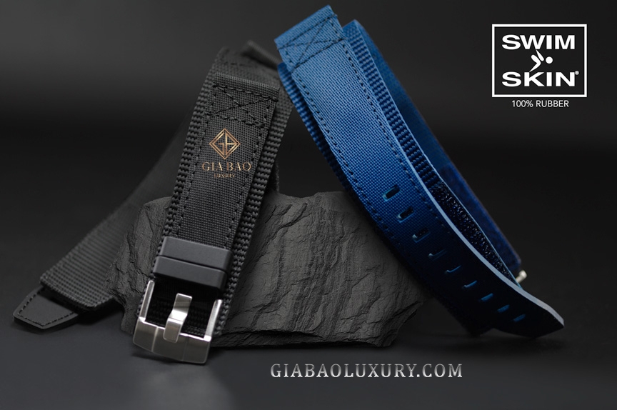 Dây cao su Rubber B dành cho đồng hồ Rolex Sky-Dweller dây Oyster thép không gỉ vỏ Two - tone Combat Strap 22mm - CUFF Series