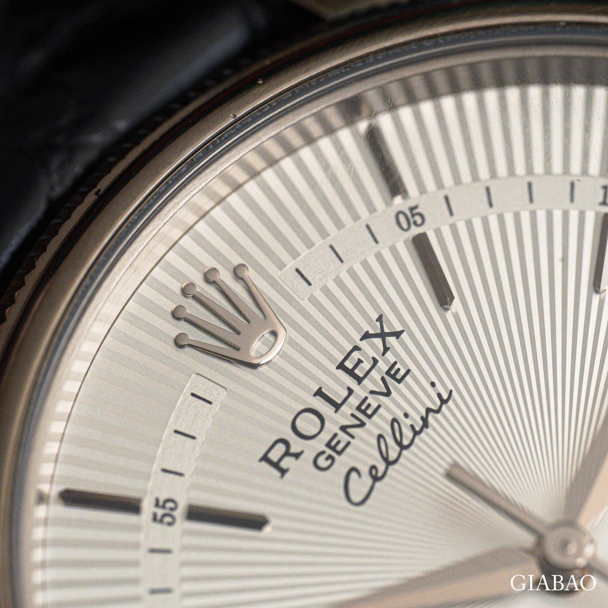 Đồng Hồ Rolex Cellini Dual Time 50529 Mặt Số Bạc
