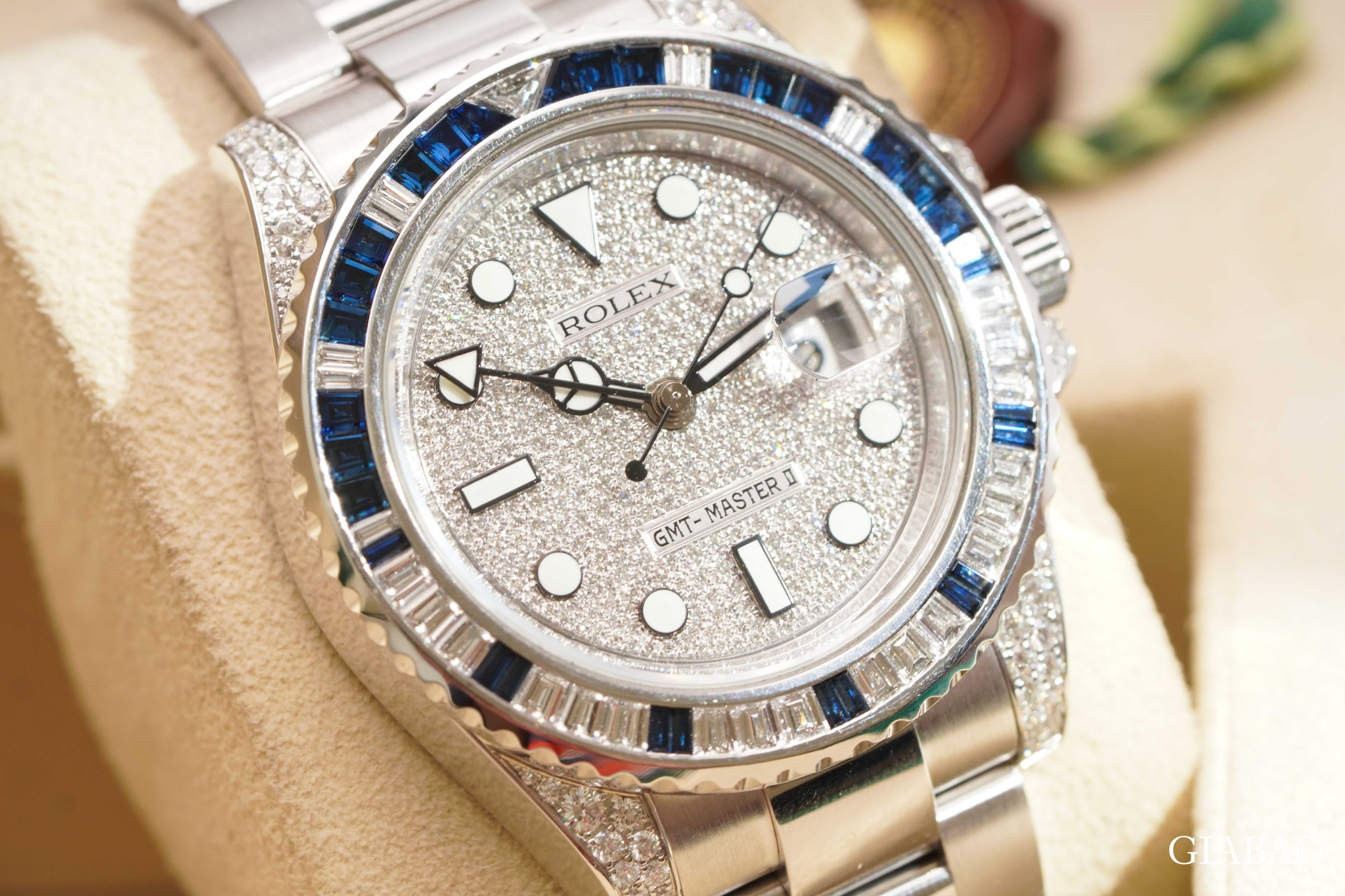 Đồng Hồ Rolex GMT-Master II 116759SA Nạm Kim Cương