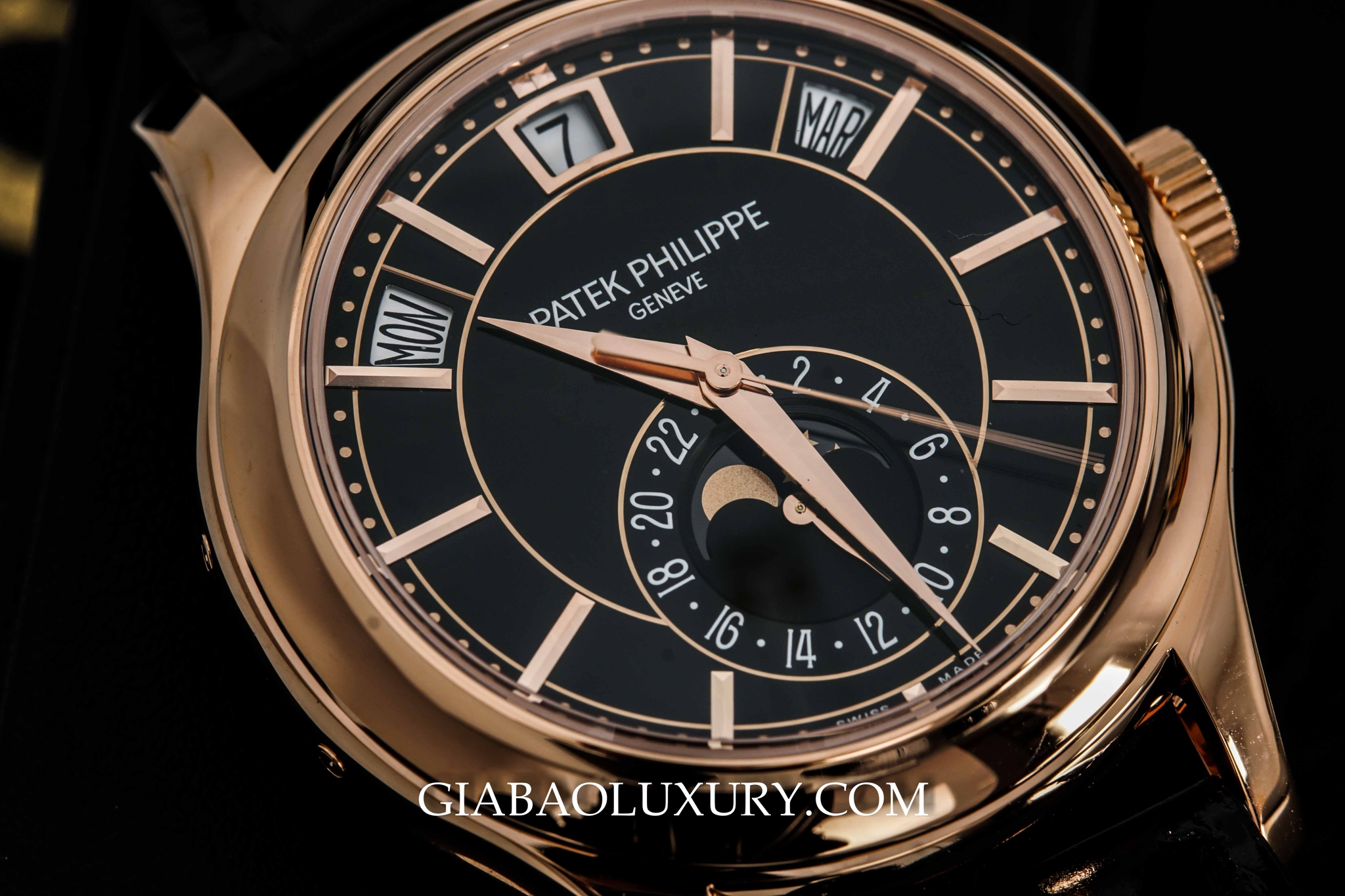 ĐỒNG HỒ PATEK PHILIPPE 5205R 010 mặt đen