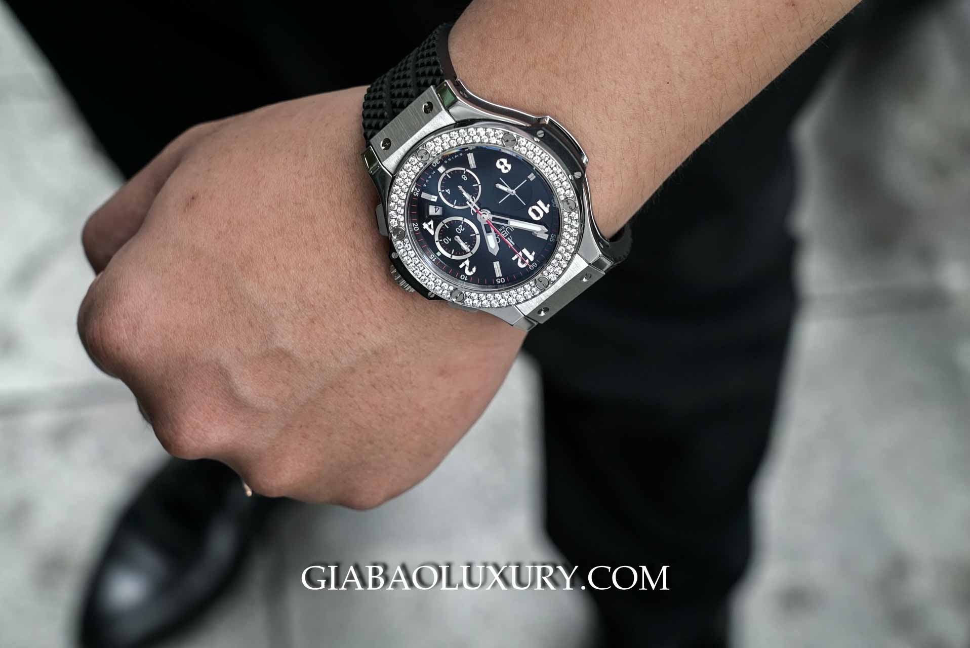 Đồng hồ Hublot Big Bang Steel Diamonds Chronograph 44mm 301.SX.130.RX.114