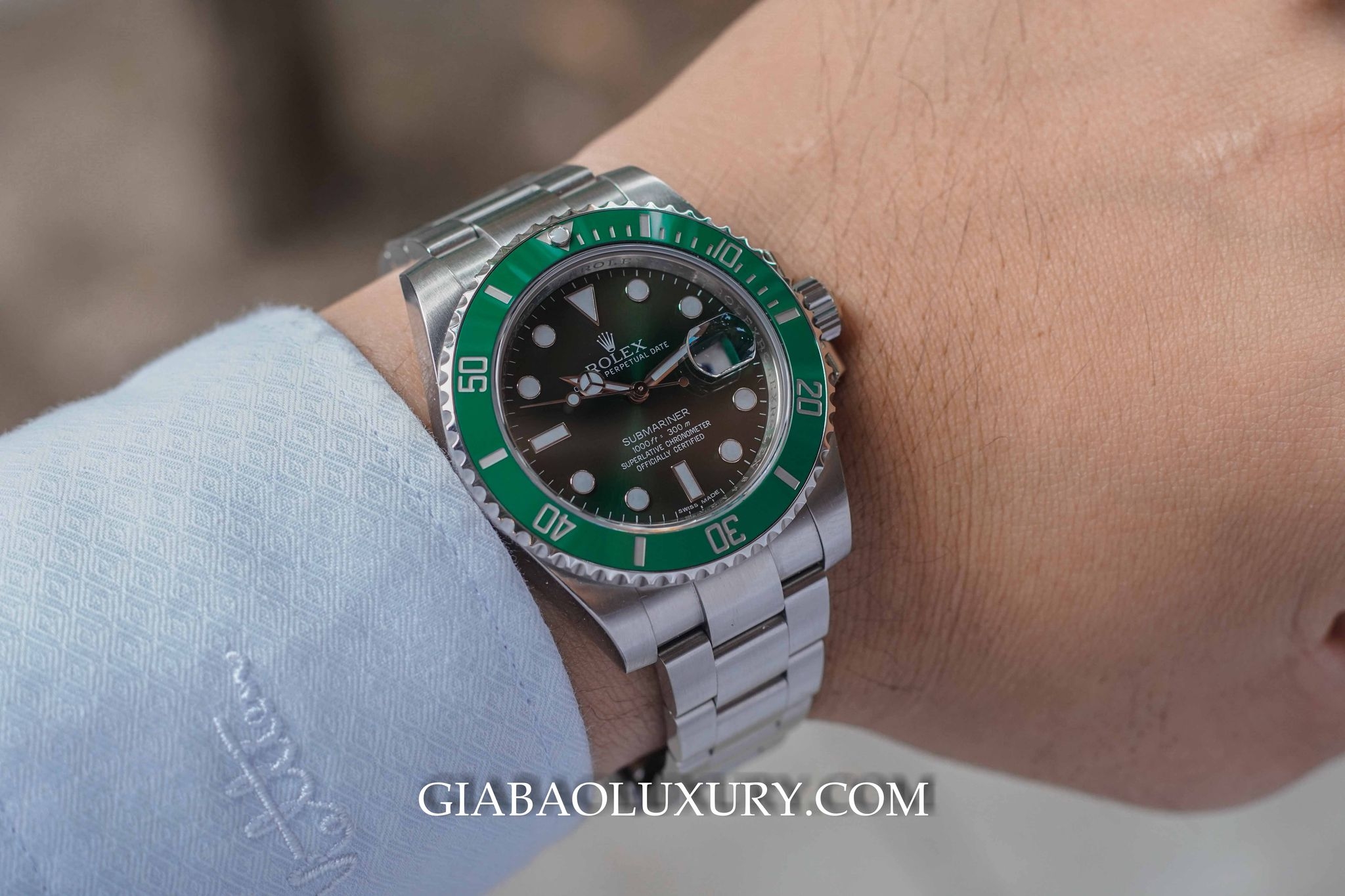 đồng hồ Rolex Submariner Date 116610LV, The Hulk