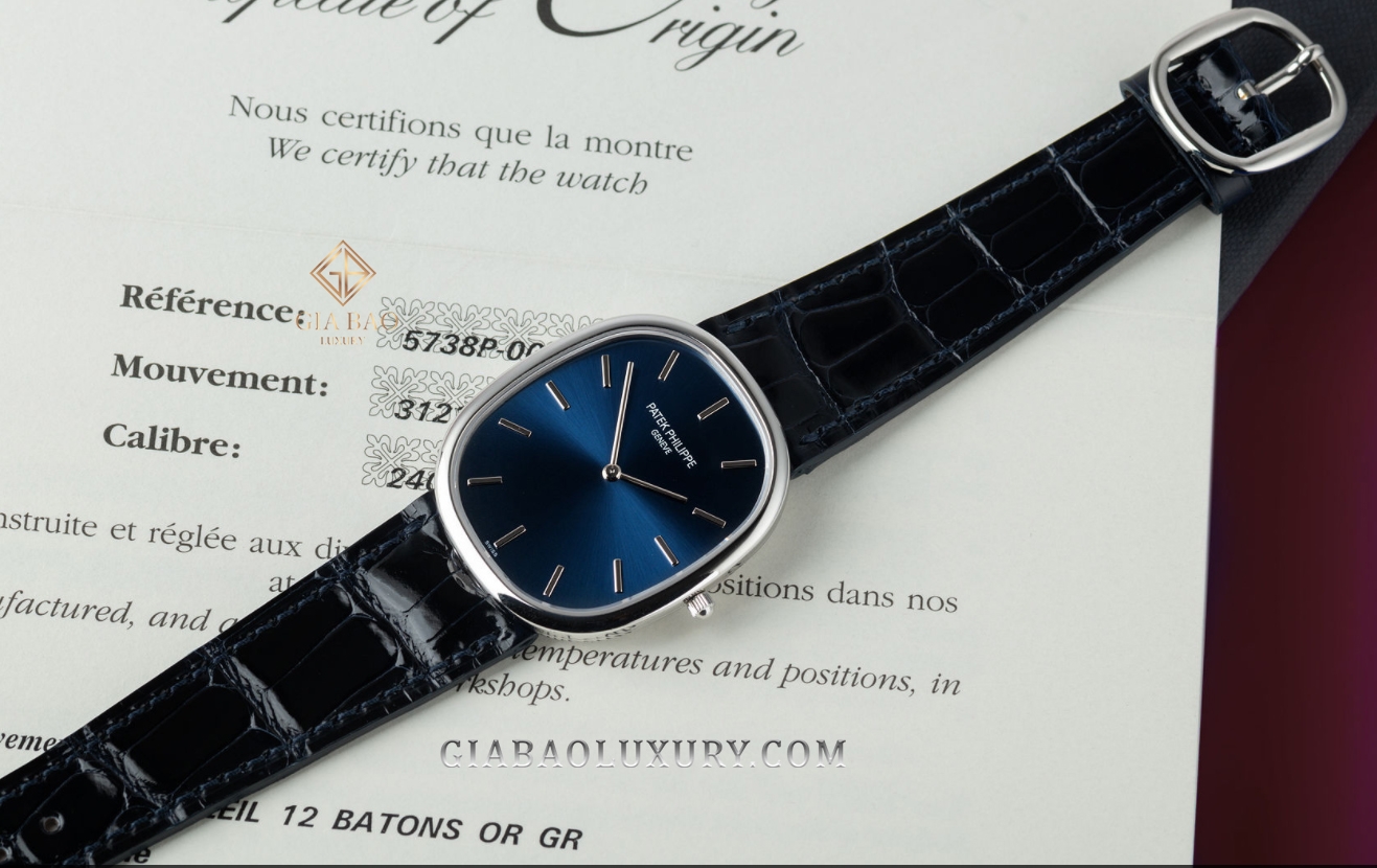 Đồng Hồ Patek Philippe Golden Ellipse 5738P-001