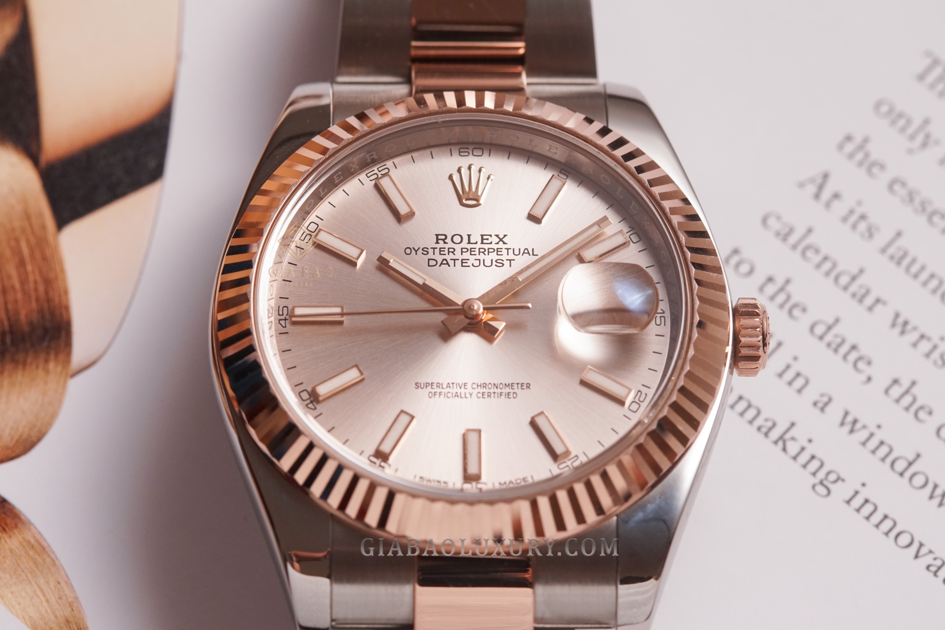 Đồng Hồ Rolex Datejust 41 126331 Mặt Số Sundust Dây Đeo Oyster