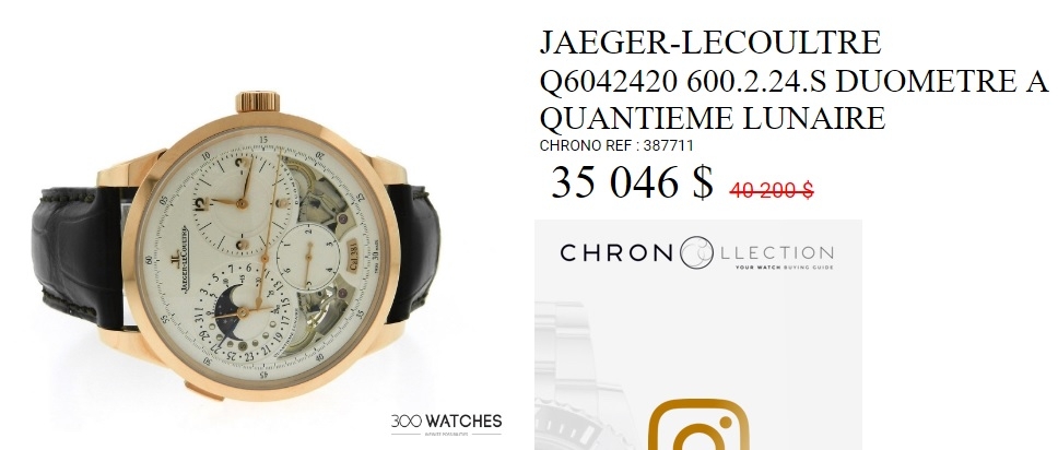 Đồng Hồ Jaeger-LeCoultre Duometre Quantieme Lunaire Q6042422
