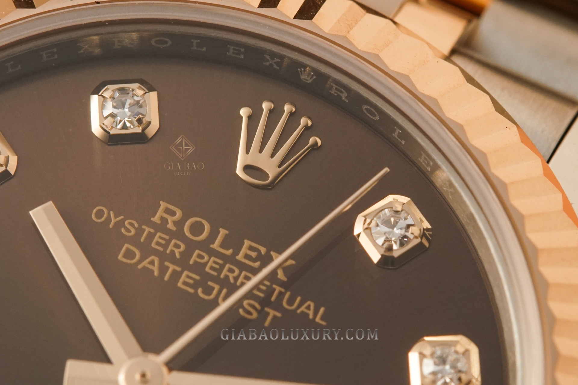 Đồng Hồ Rolex Datejust 31 278271 Mặt Số Chocolate Nạm Kim Cương