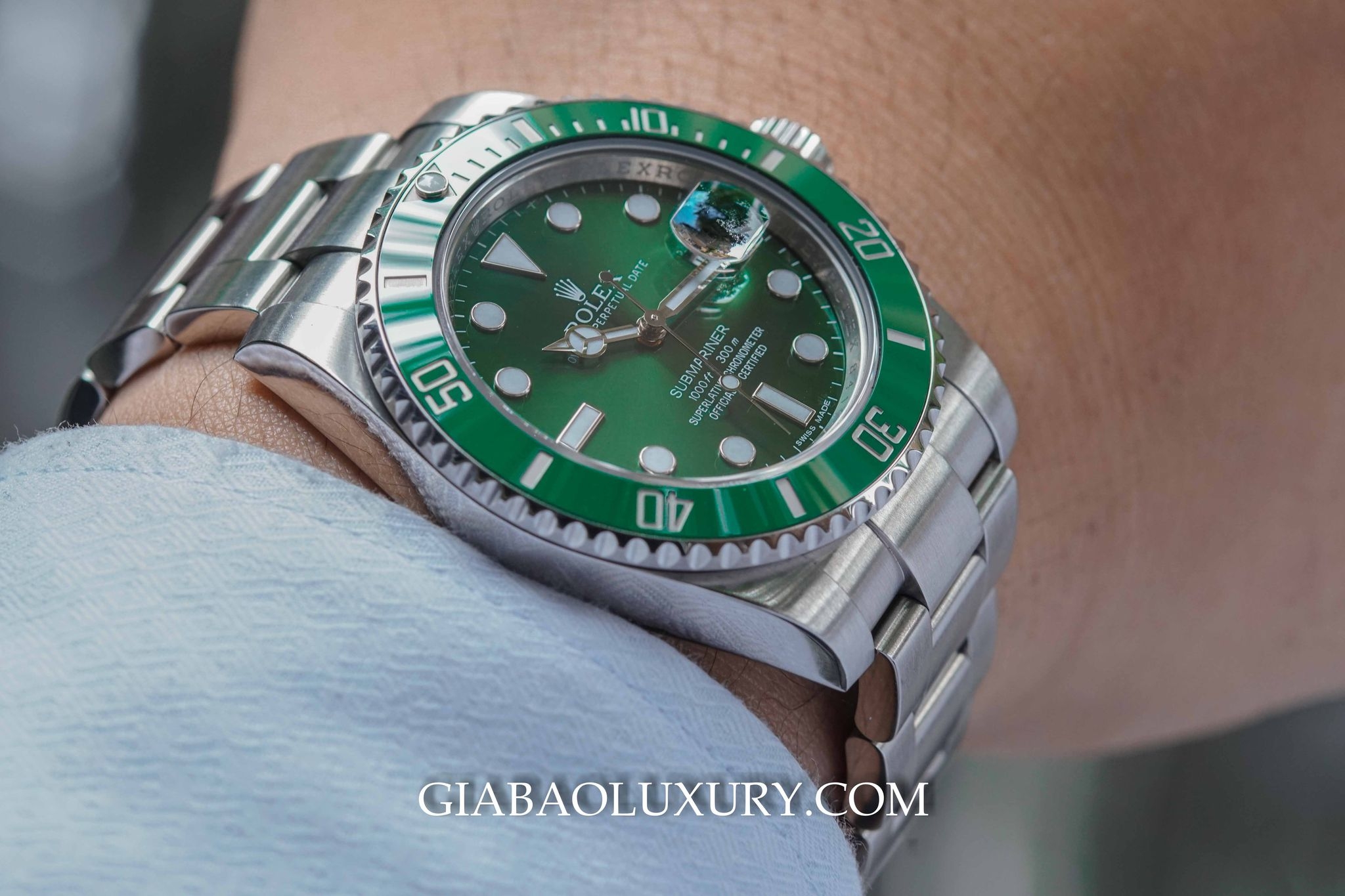 đồng hồ Rolex Submariner Date 116610LV, The Hulk