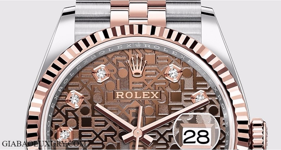 Hồ Rolex Oyter Perpetual Datejust 126231 Mặt Vi Tính Chocolate