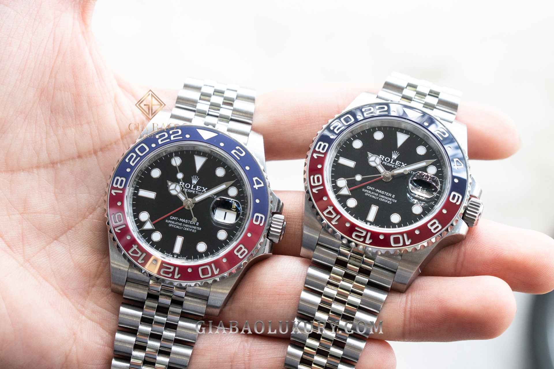 Đồng Hồ Rolex GMT Master II 126710 BLRO Mark I " rất hiếm"