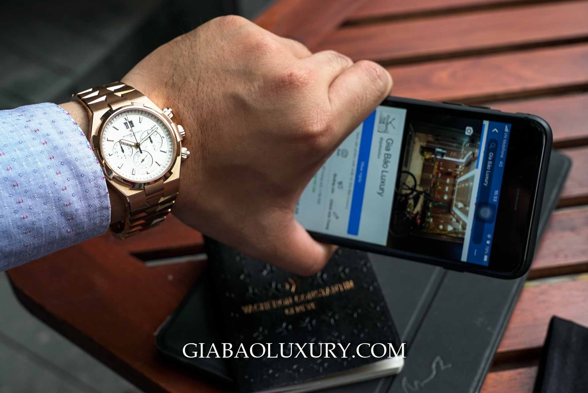 Đồng Hồ Vacheron Constantin Overseas Chronograph Rose Gold