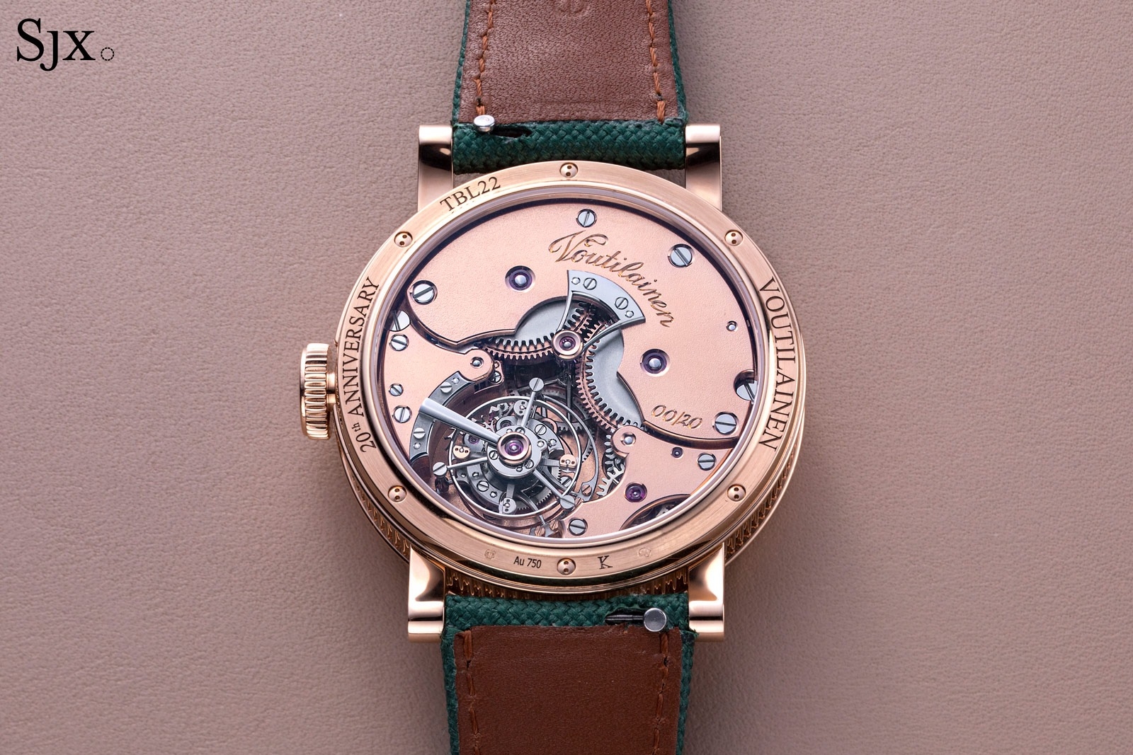 Cận Cảnh: Voutilainen Tourbillon 20th Anniversary Đỉnh cao trong chất lượng và sự tinh tế