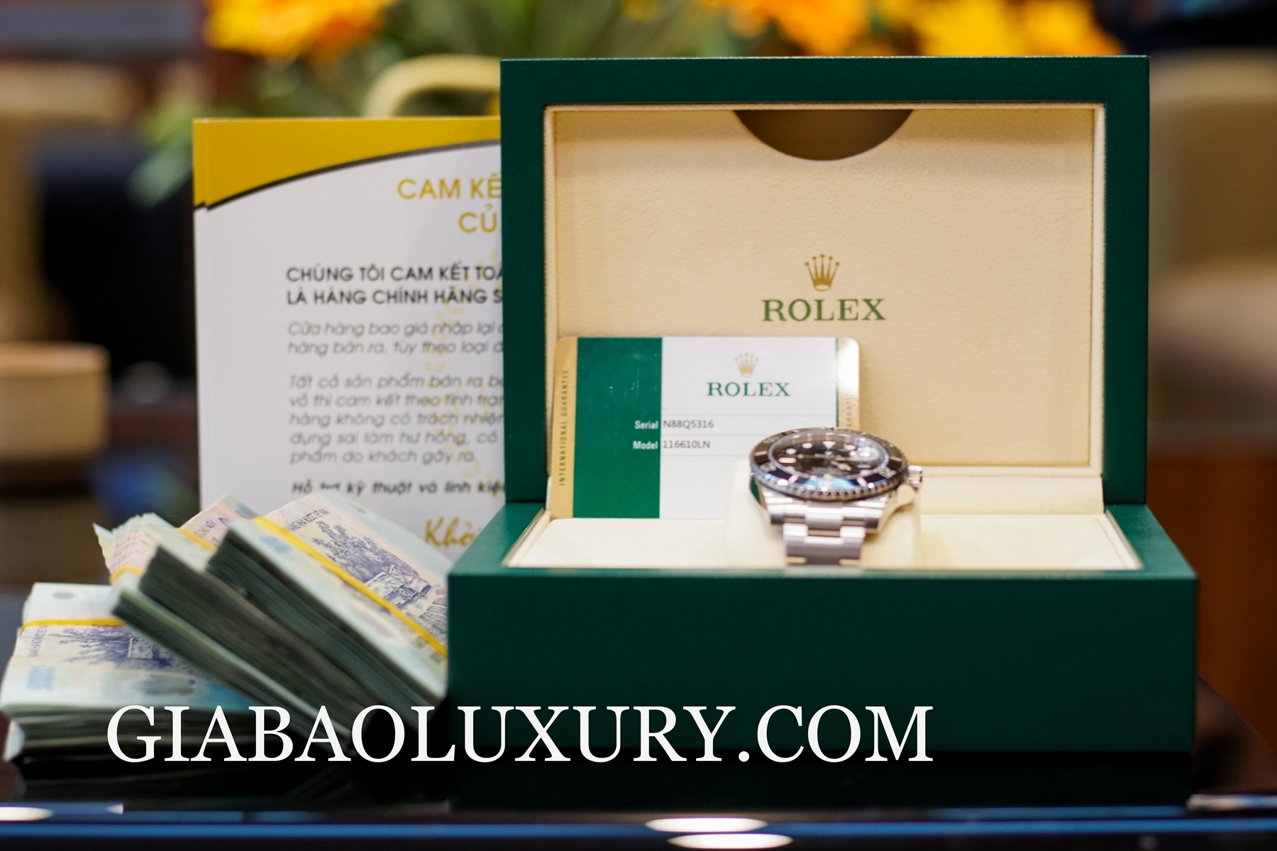 đồng hồ rolex submariner 116610