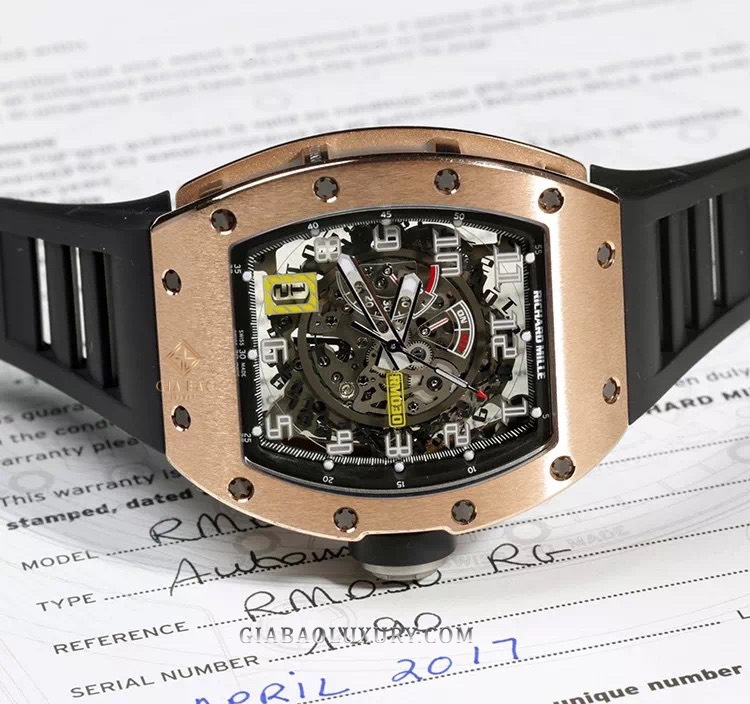 Đồng Hồ Richard Mille RM30 Vàng Hồng Và Titanium