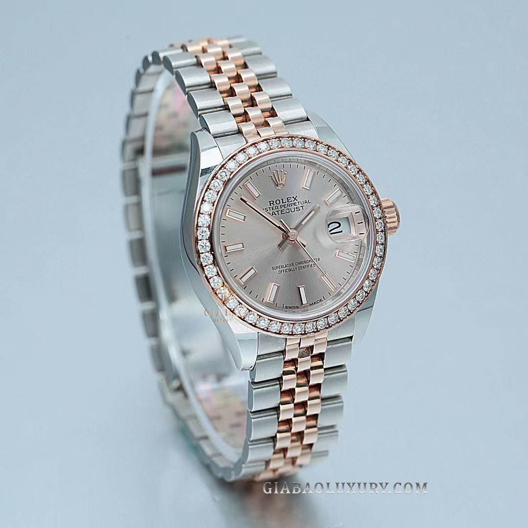 Đồng hồ Rolex Lady-Datejust 279381RBR Mặt Số Sundust Dây Đeo Jubilee