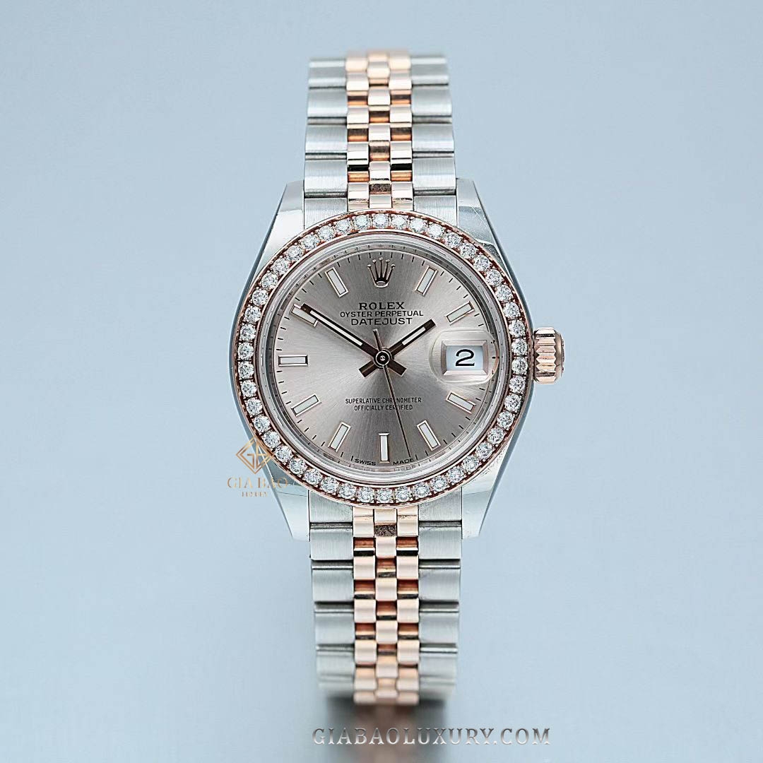 Đồng hồ Rolex Lady-Datejust 279381RBR Mặt Số Sundust Dây Đeo Jubilee