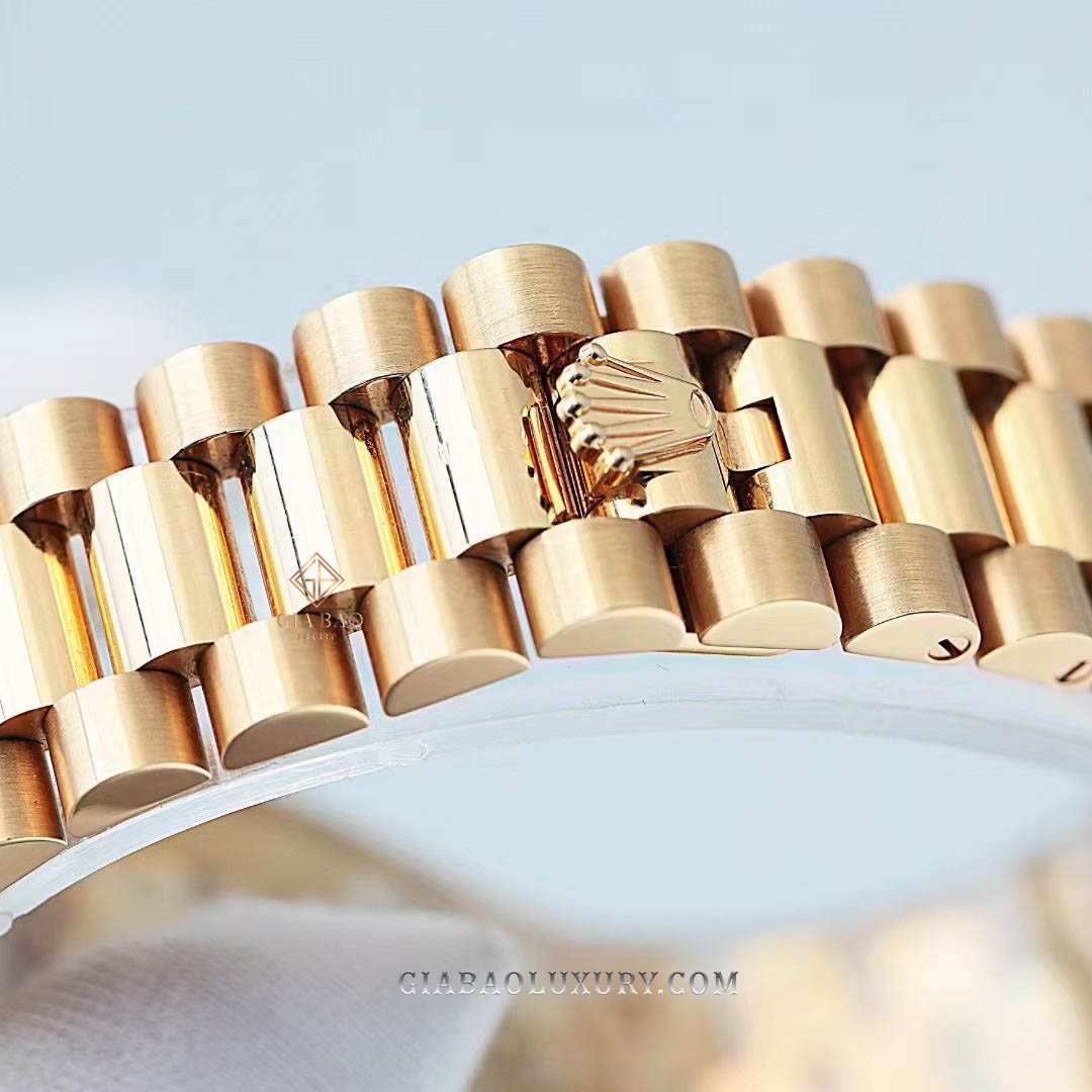 Đồng Hồ Rolex Datejust 278278 Mặt Số Vàng Champagne Nạm Kim Cương