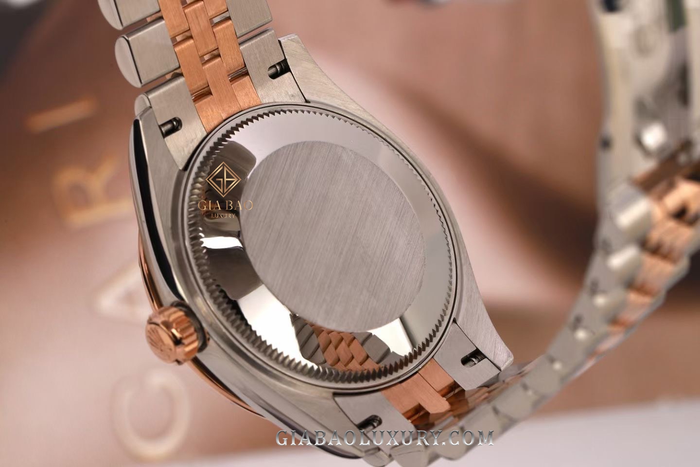 Đồng Hồ Rolex Datejust 31 278341RBR Mặt Số Chocolate Cọc Số La Mã Nạm Kim Cương