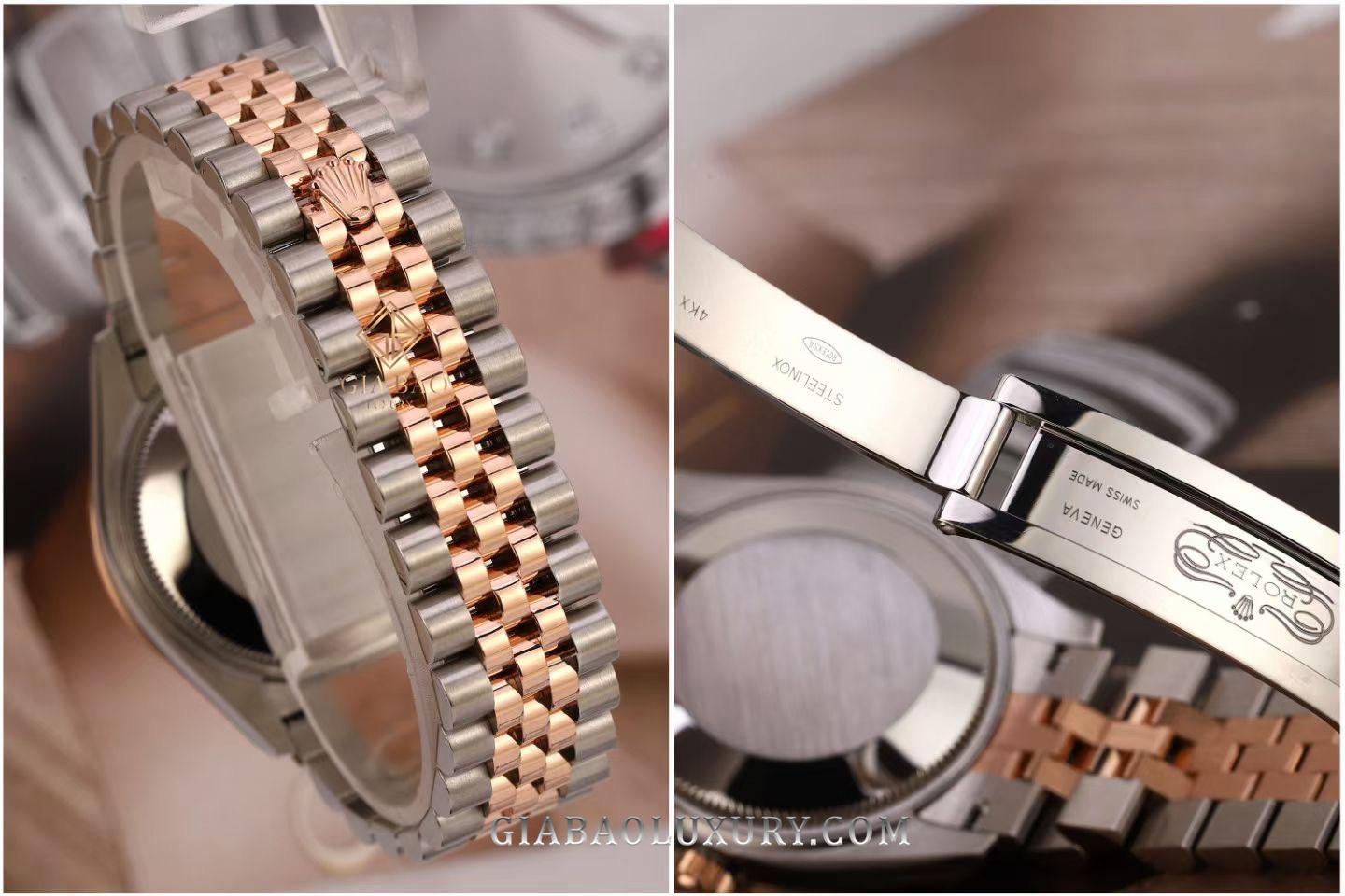 Đồng Hồ Rolex Datejust 31 278341RBR Mặt Số Chocolate Cọc Số La Mã Nạm Kim Cương
