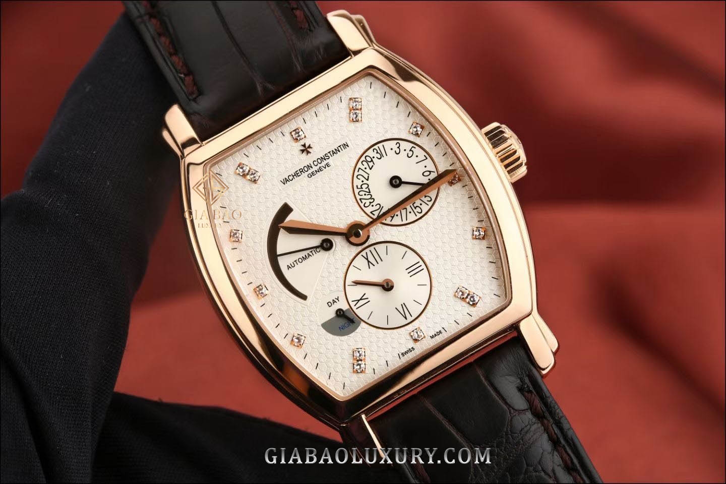 Đồng Hồ Vacheron Constantin Malte Tonneau Dual Time 47400/000R-9417