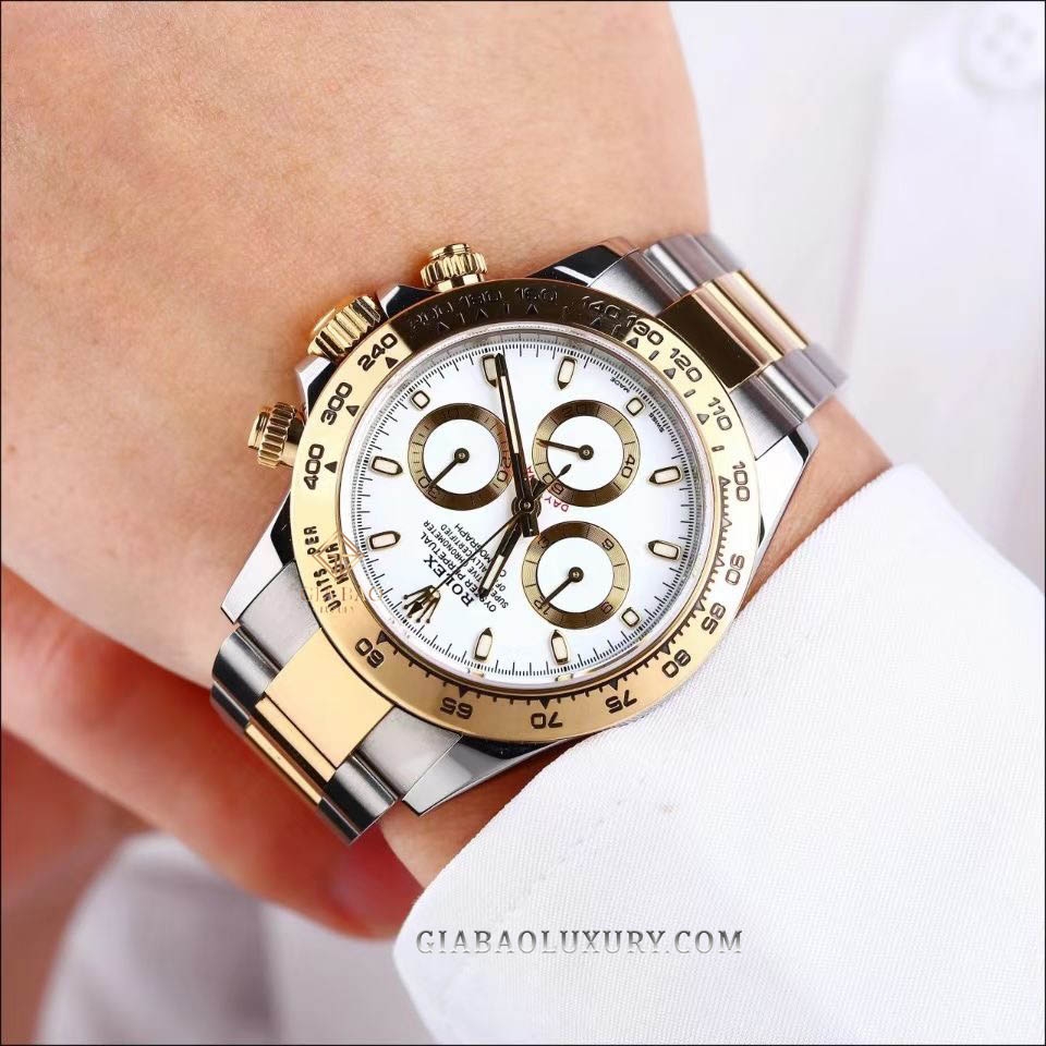 Đồng Hồ Rolex Daytona 116503 Mặt Số Trắng