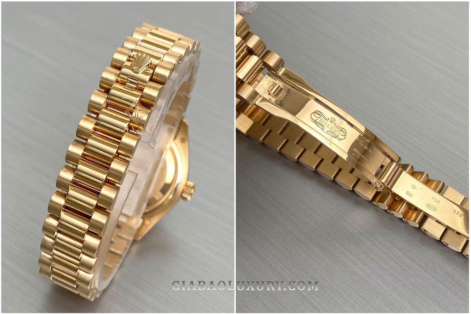 Đồng Hồ Rolex Oyster Perpetual 279138RBR Mặt Số Tím Cọc Số Kim Cương
