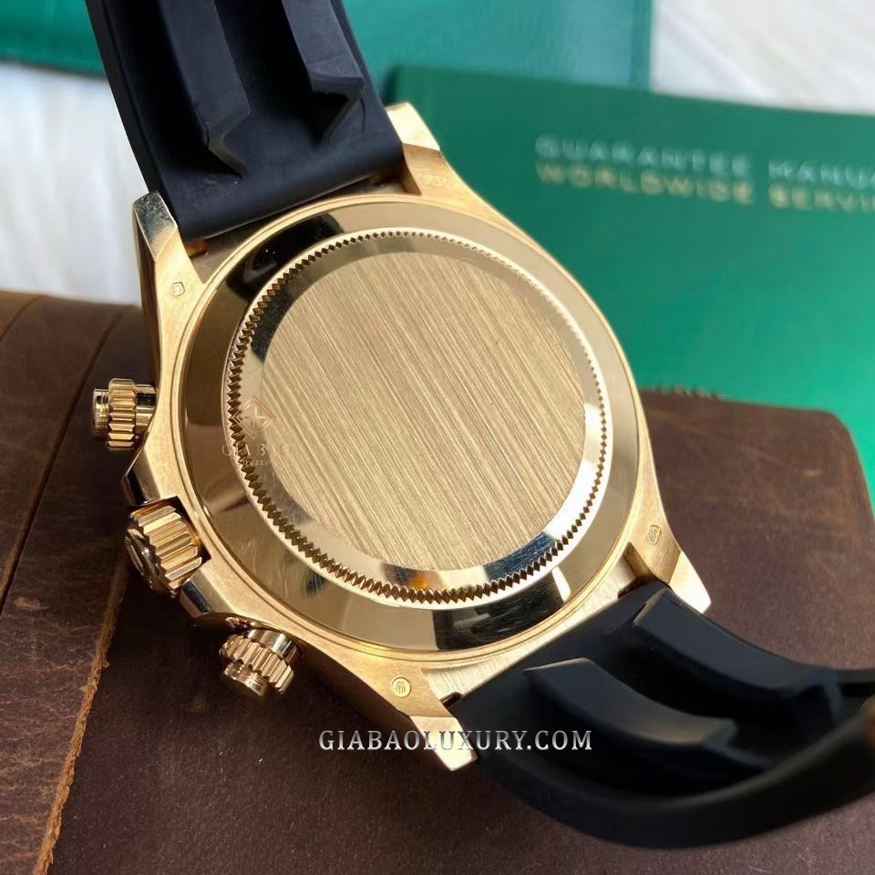 Đồng Hồ Rolex Cosmograph Daytona 116518LN Mặt Số Vàng Champagne Nạm Kim Cương