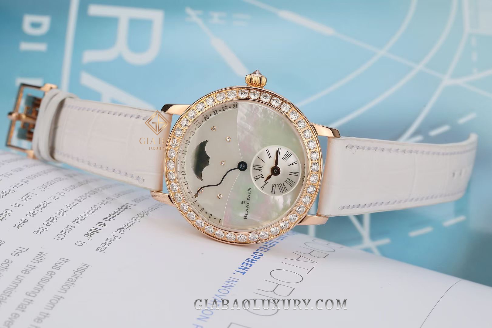 Đồng Hồ Blancpain Ladies Retrograde Calendar Moonphase 3653-2954-58B