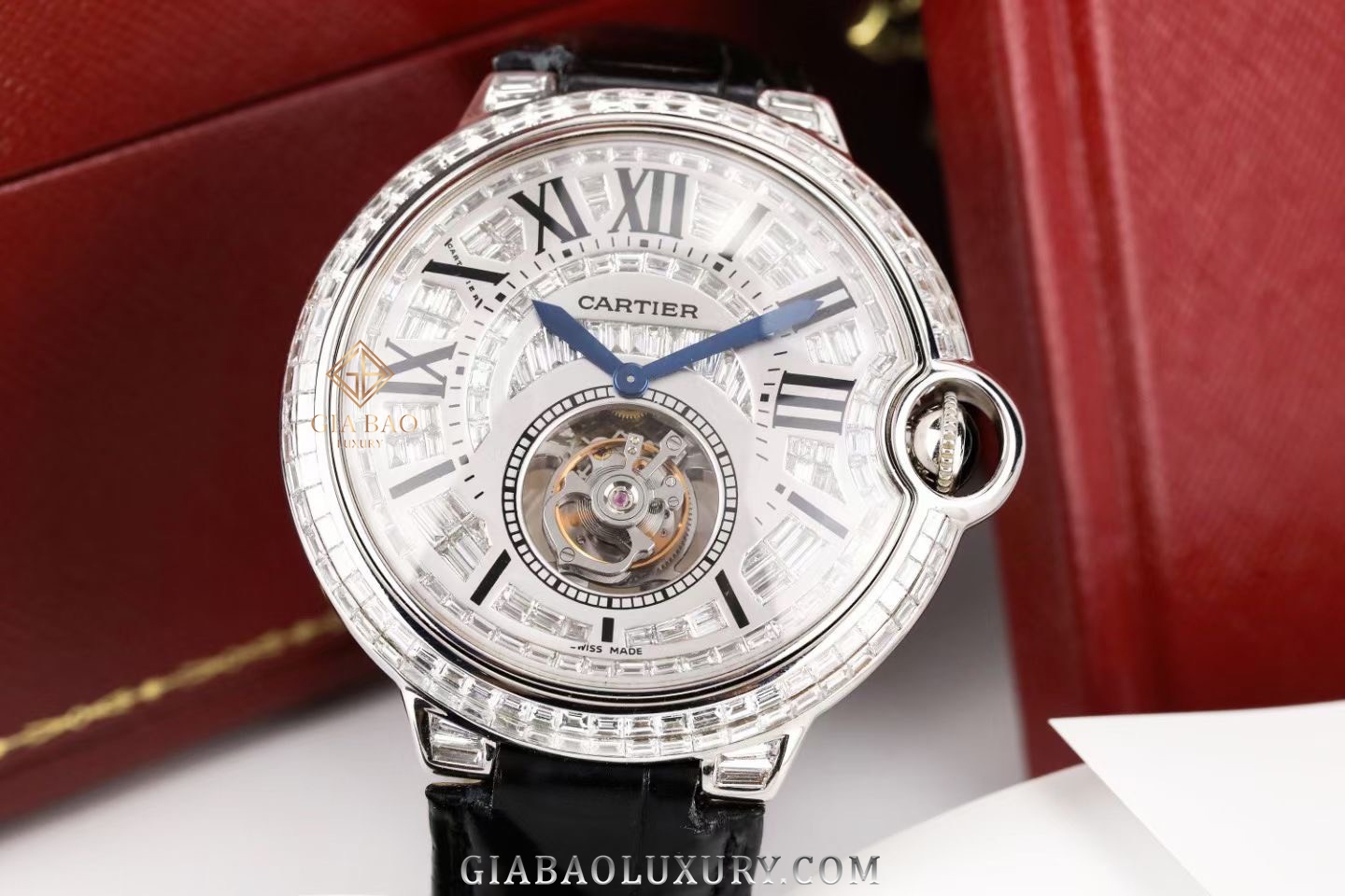 Đồng hồ Cartier Ballon Bleu Flying Tourbillon XL W6920021