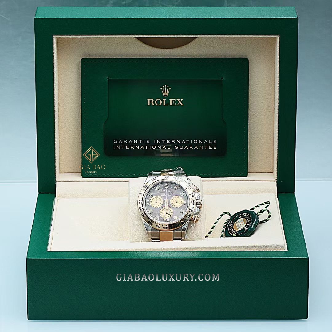 Đồng Hồ Rolex Cosmograph Daytona 116503 Mặt Số Xà Cừ Tím