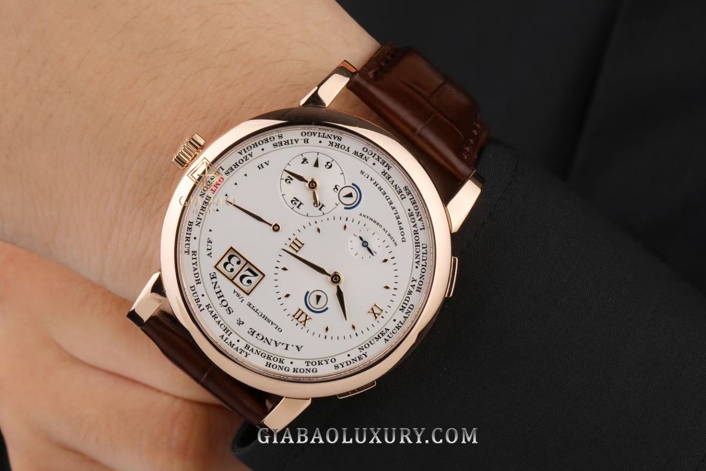 Đồng Hồ A. Lange & Sohne Lange 1 Time Zone 41.9mm 116.032