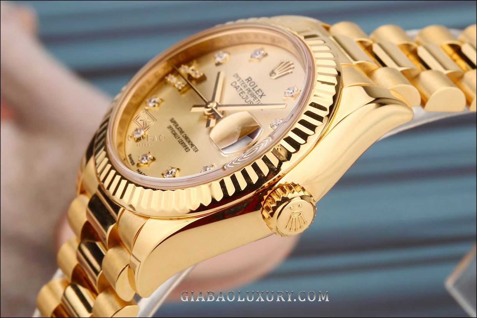 Đồng Hồ Rolex Lady-Datejust 279178 Mặt Số Bạc Cọc Số Sao La Mã