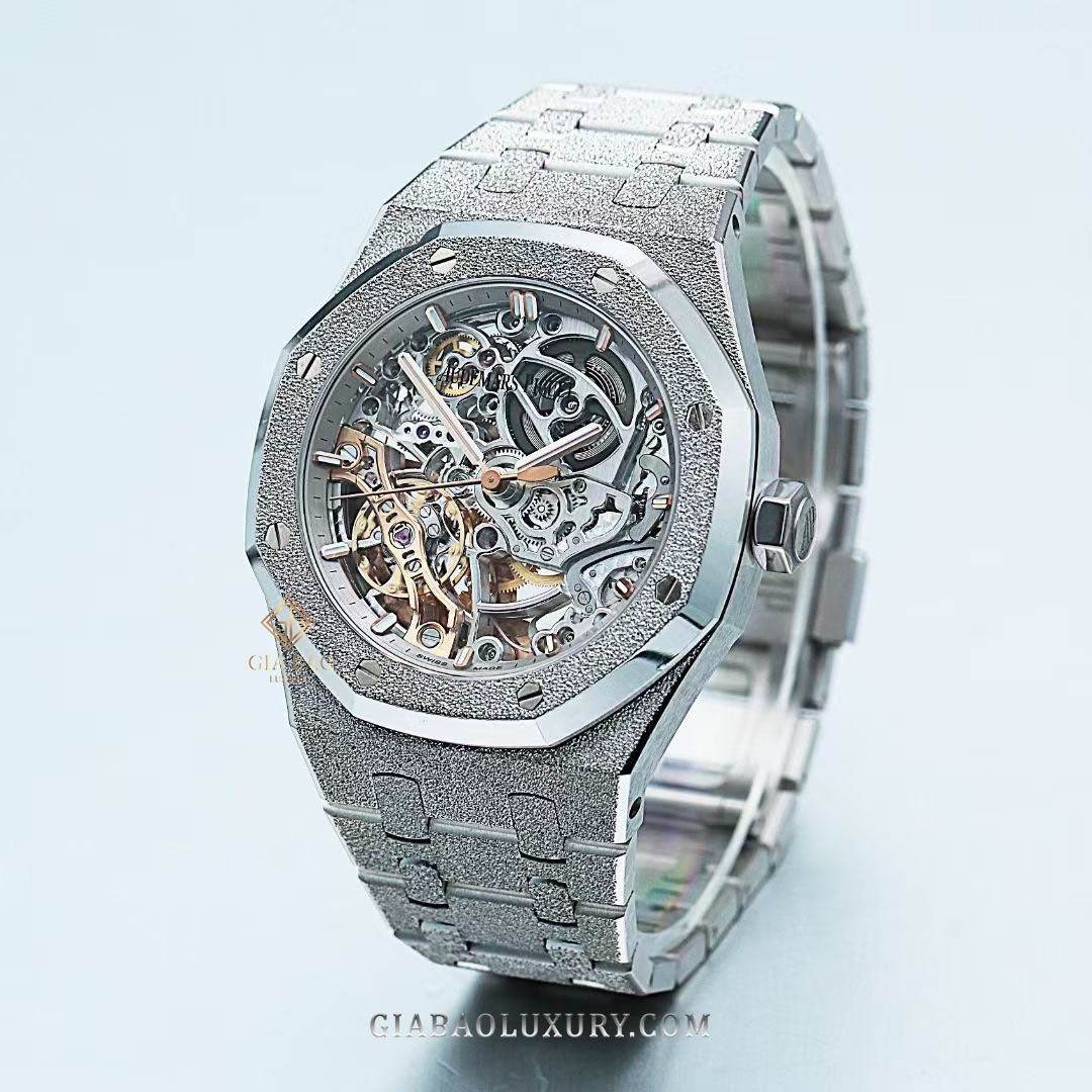 ng H Audemars Piguet Royal Oak Double Balance Wheel Openworked 15466BC .GG.1259BC.01
