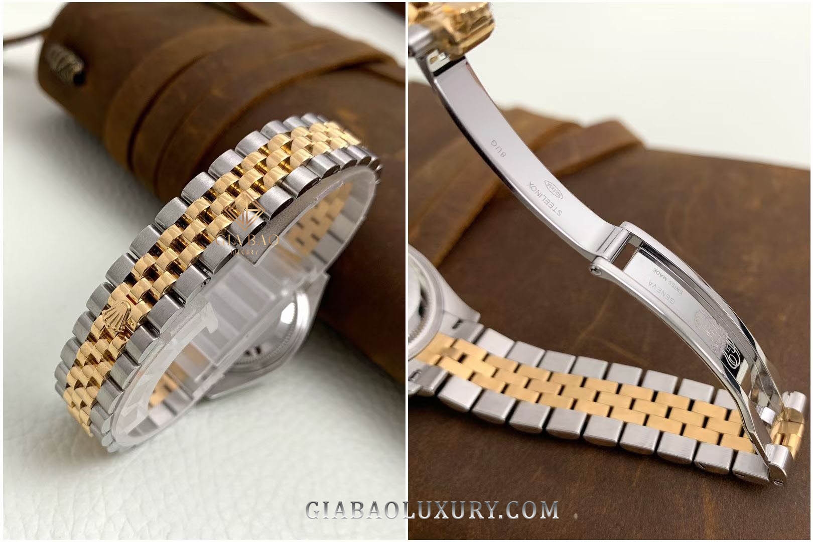 Đồng Hồ Rolex Lady-Datejust 28 279383RBR Mặt Số Vỏ Trai Trắng