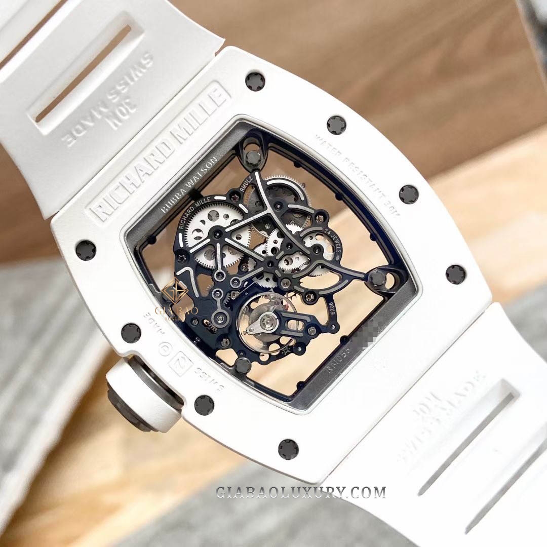 Đồng Hồ Richard Mille RM055 Ceramic Trắng