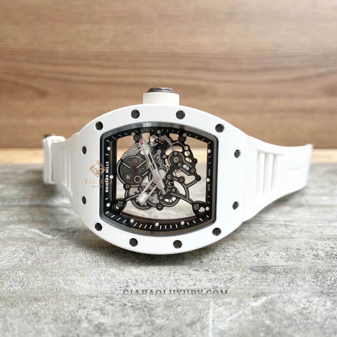 Đồng Hồ Richard Mille RM055 Ceramic Trắng