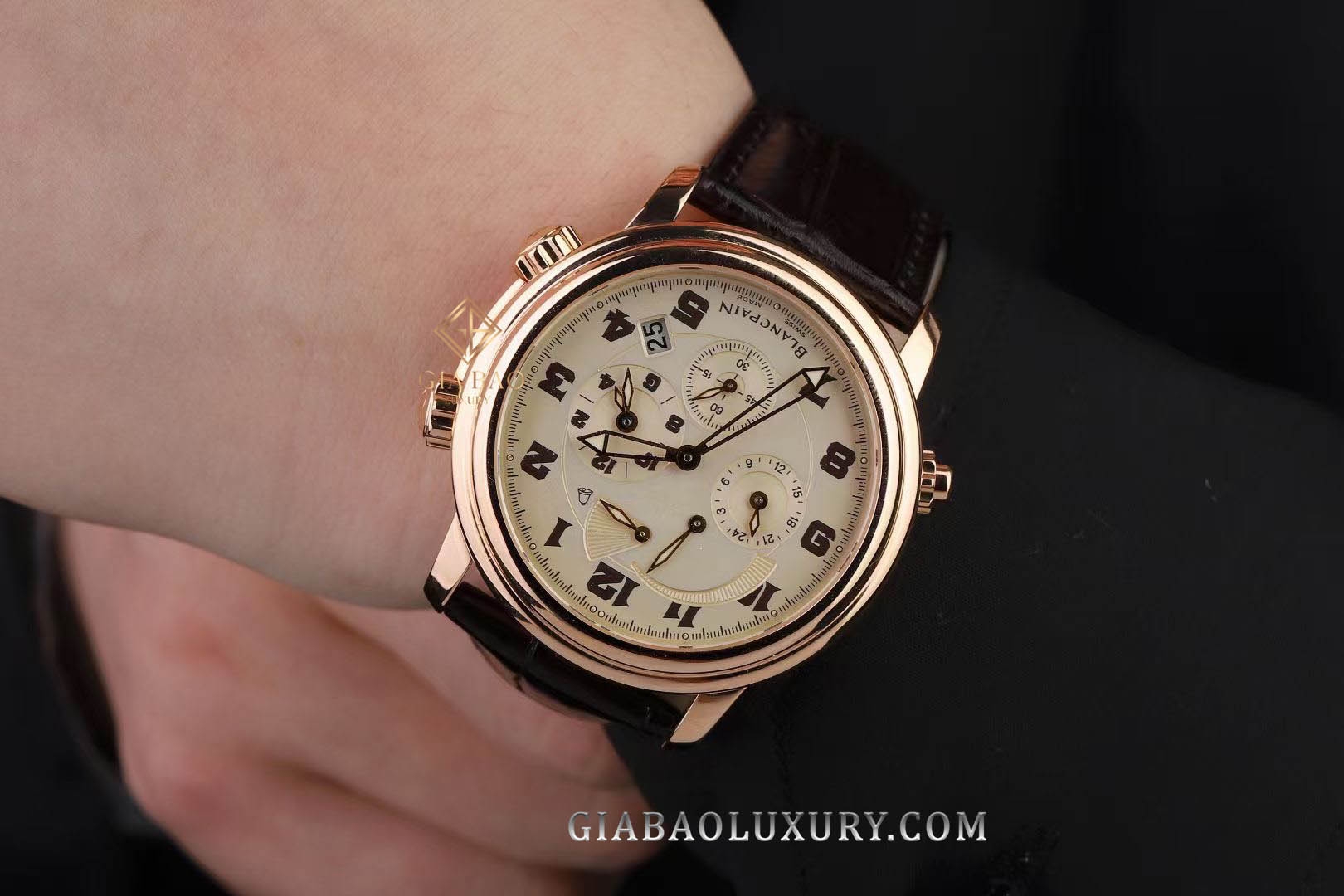 Đồng Hồ Blancpain Léman Réveil GMT 2041-3642M-53B