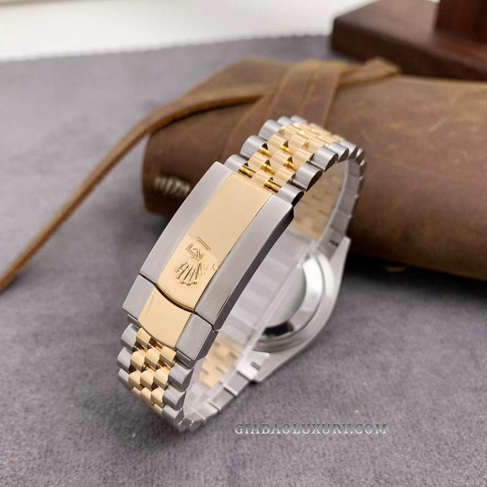 Đồng Hồ Rolex Datejust 36 126283RBR Mặt Số Đen Nạm Kim Cương