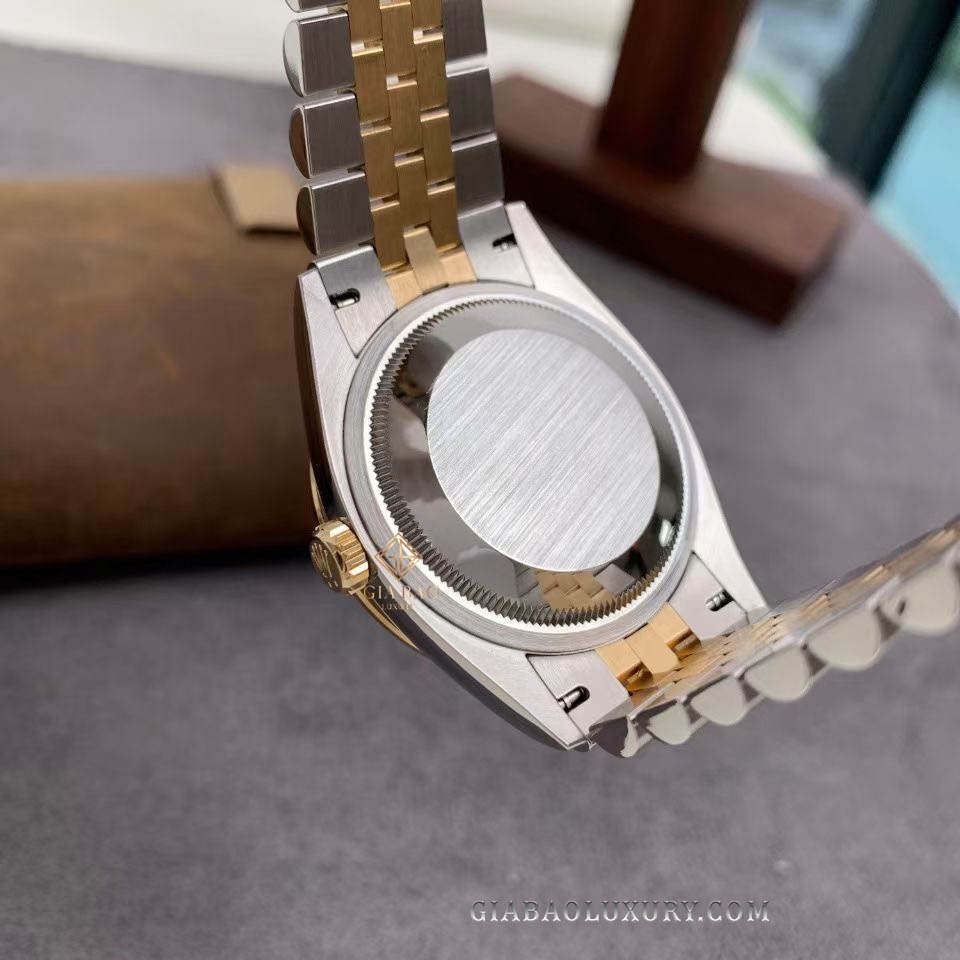 Đồng Hồ Rolex Datejust 36 126283RBR Mặt Số Đen Nạm Kim Cương